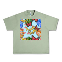 Oil Green summer and leaf seamless pattern Urban Heavy Tee - BundleAndBundleShop