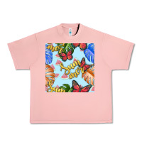Salmon summer and leaf seamless pattern Urban Heavy Tee - BundleAndBundleShop