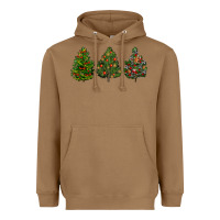 Toasted Coconut christmas trees Heavyweight Hoodie - LillyAllenDesigns