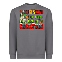 Storm beginning to look like a christmas with gin and gifts Heavyweight Sweatshirt - AdoDesignShop