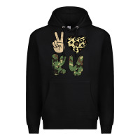 Black Peace Love Premium Hoodie - Bettercallsaul
