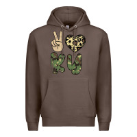 Coffee Peace Love Premium Hoodie - Bettercallsaul