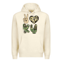Sandshell Peace Love Premium Hoodie - Bettercallsaul