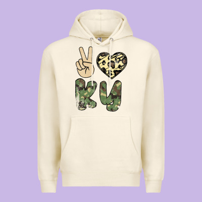 Peace Love Premium Hoodie Designed By Bettercallsaul
