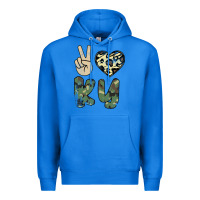 True Royal Peace Love Premium Hoodie - Bettercallsaul