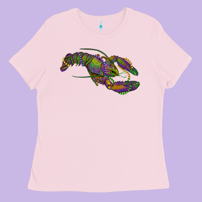 Ladies Tee Mardi Gras Crawfish