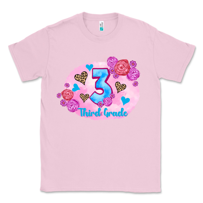 Back To School Flowers Third Grade 3200x2400 Classic Tee by AdoDesignShop | Teevron
