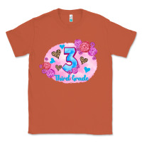 Copper back to school flowers third grade 3200x2400 Classic Tee - AdoDesignShop