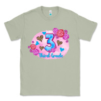 Matcha back to school flowers third grade 3200x2400 Classic Tee - AdoDesignShop