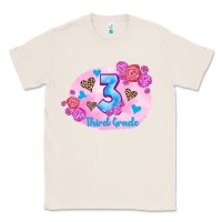 Natural back to school flowers third grade 3200x2400 Classic Tee - AdoDesignShop