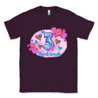 Plum back to school flowers third grade 3200x2400 Classic Tee - AdoDesignShop
