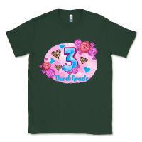 Sports Green back to school flowers third grade 3200x2400 Classic Tee - AdoDesignShop
