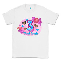 White back to school flowers third grade 3200x2400 Classic Tee - AdoDesignShop