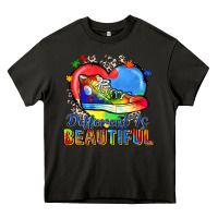 Asphalt different is beautiful Heavy Core Tee - Zillion Design Studio