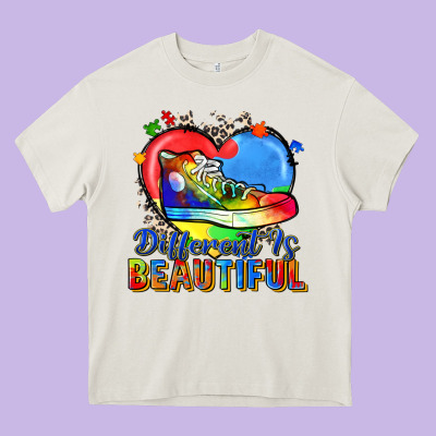Different Is Beautiful Heavy Core Tee Designed By Zillion Design Studio