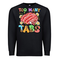 Black too many tabs Premium Sweatshirt - Artiststas