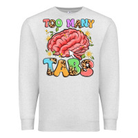 Oatmeal Heather too many tabs Premium Sweatshirt - Artiststas