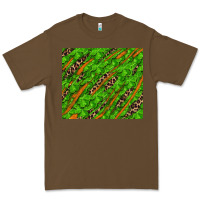 Cacao distressed shamrock and leopard Premium Tee - RanaPortraitStore