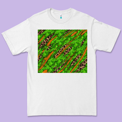 Distressed Shamrock And Leopard Premium Tee Designed By Ranaportraitstore