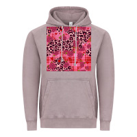 Vintage Zinc valentines day roses leopard seamless pattern Vintage Hoodie - JahusDesignShop