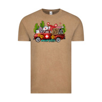 Vintage Coffee ma medical assistant nurse truck with cactus and sunflowers Vintage Tee - AdoDesignShop
