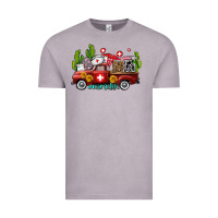 Vintage Zinc ma medical assistant nurse truck with cactus and sunflowers Vintage Tee - AdoDesignShop