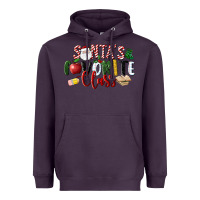 Plum Santa's Favorite Class Christmas Heavyweight Hoodie - LillyAllenDesigns