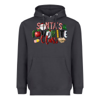 Smoke Santa's Favorite Class Christmas Heavyweight Hoodie - LillyAllenDesigns