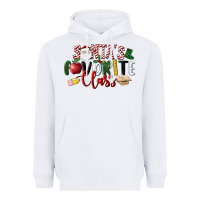 White Santa's Favorite Class Christmas Heavyweight Hoodie - LillyAllenDesigns