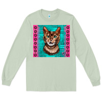 Matcha Western Bengal Cat Long Sleeve Tee - LillyAllenDesigns