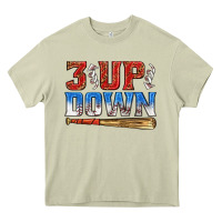 Mossy 3 up 3 down baseball Heavy Core Tee - texasbilliewilder