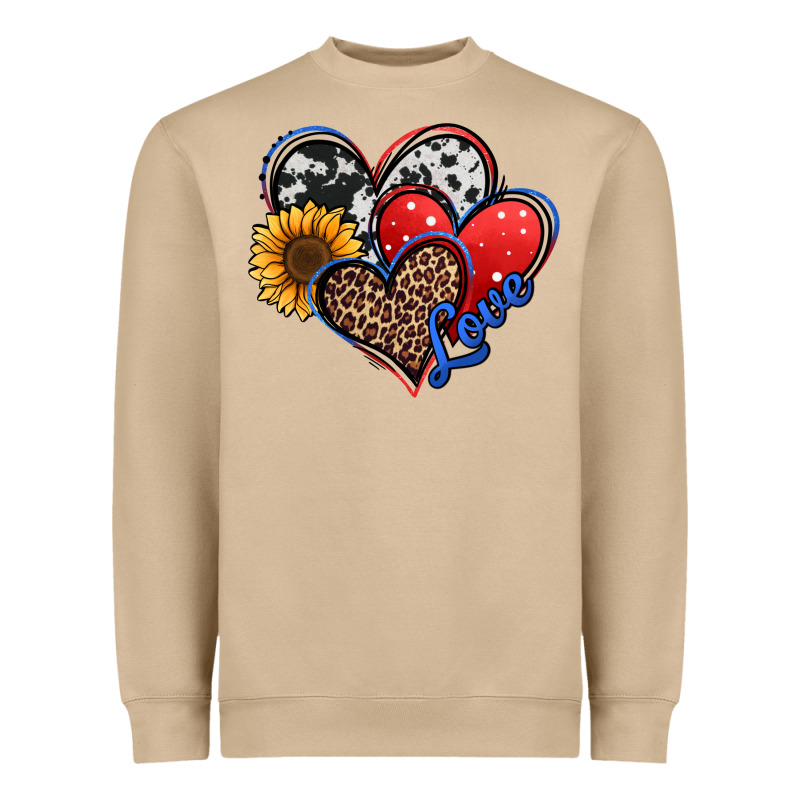 4th Of July American Hearts Heavyweight Sweatshirt by Jasminsmagicworld | Teevron