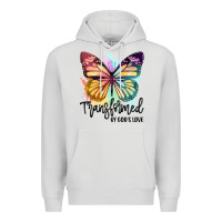 Dove Grey transformed by god's love Premium Hoodie - JahusDesignShop