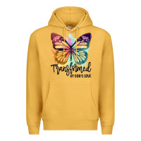 Mustard transformed by god's love Premium Hoodie - JahusDesignShop