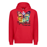 Red transformed by god's love Premium Hoodie - JahusDesignShop