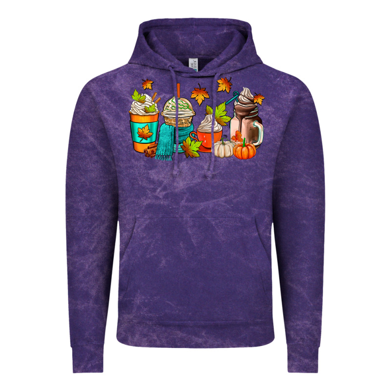 Fall Coffee Cups Vintage Hoodie by AdoDesignShop | Teevron