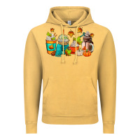 Vintage Mustard fall coffee cups Vintage Hoodie - AdoDesignShop