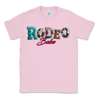 Bubblegum Pink rodeo babe turquoise serape cowhide leopard Classic Tee - Artiststas