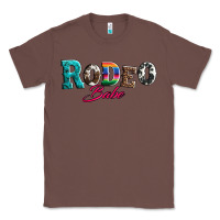Chestnut rodeo babe turquoise serape cowhide leopard Classic Tee - Artiststas