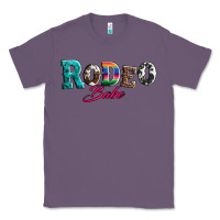 Lavender rodeo babe turquoise serape cowhide leopard Classic Tee - Artiststas