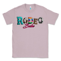 Lilac rodeo babe turquoise serape cowhide leopard Classic Tee - Artiststas
