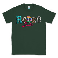 Sports Green rodeo babe turquoise serape cowhide leopard Classic Tee - Artiststas