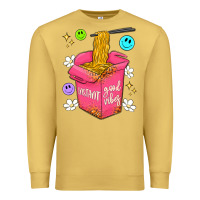 Antique Gold instant good vibes Premium Sweatshirt - Artiststas