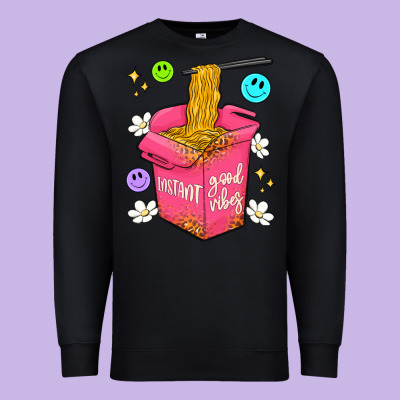 Instant Good Vibes Premium Sweatshirt Designed By Artiststas