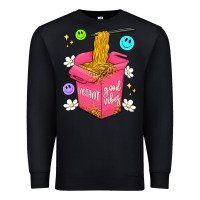 Black instant good vibes Premium Sweatshirt - Artiststas