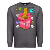 Charcoal Heather instant good vibes Premium Sweatshirt - Artiststas