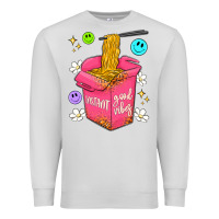 Dove Grey instant good vibes Premium Sweatshirt - Artiststas