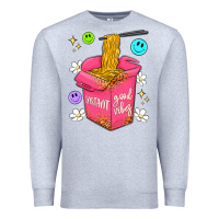 Heather Grey instant good vibes Premium Sweatshirt - Artiststas