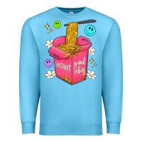 Ocean Blue instant good vibes Premium Sweatshirt - Artiststas