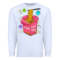 White instant good vibes Premium Sweatshirt - Artiststas